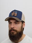 Бейсболка GOORIN BROTHERS арт. 101-1338 (синий / коричневый)